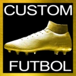 custom futbol shoe android application logo